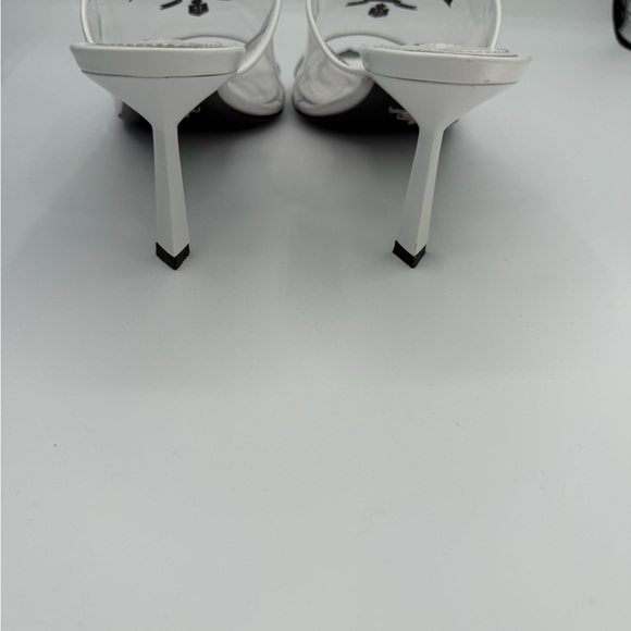 Prada Milano Clear PVC Logo Mule  White Transparent Size 38 Very good condition - Picture 6 of 7